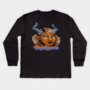 Capricorn Kids Long Sleeve T-Shirt